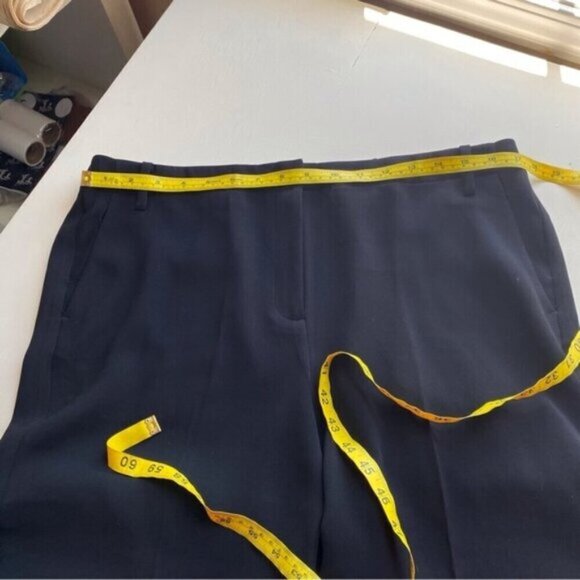 J.Jill Trousers Woman 14 TALL Black Cuffed Hem High Waist Pockets Career Office - Picture 13 of 16